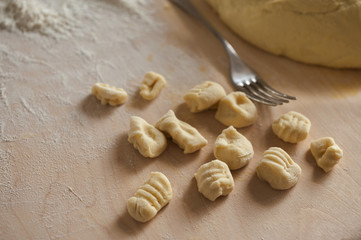 Homemade gnocchi