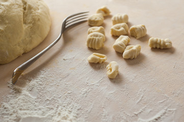Homemade gnocchi