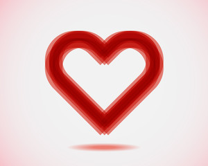 Red Heart Shape