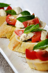 Caprese sandwiches