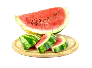 watermelon piece isolated