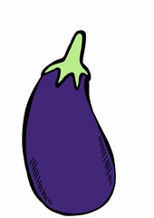doodle eggplant