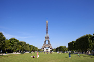 The Eiffel Tower in Paris