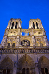 Fototapeta na wymiar Notre Dame in Paris
