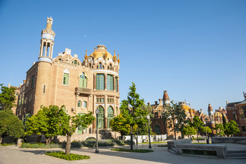 Fototapeta na wymiar Hospital de la Santa Creu i Sant Pau, Barcelona