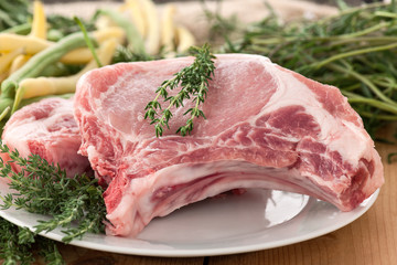 Stielkotelett vom Schwein