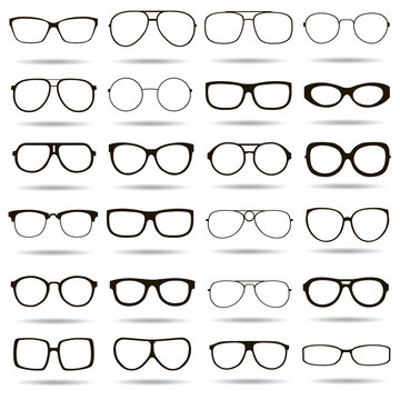 24 highly detailed glasses icons