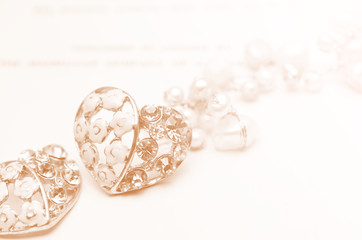 Seamless romantic background. Wedding