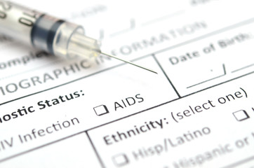Obraz premium Filling Medical Form