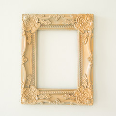 Ornate golden frame