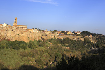 The village of Pitigliano in Tuscany