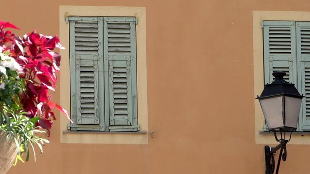 typical french village atmosphere on the old village of Menton