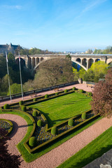 Pont Adolphe Bridge in Luxembourg City