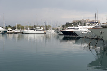 Fototapeta premium Yachts at French Riviera
