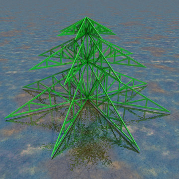 Albero Natale capriate
