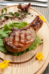 barbecued steak