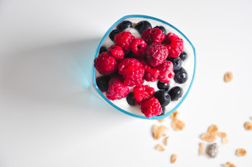 Granola healthy desert in a glass
