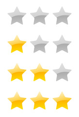 vector rating stars