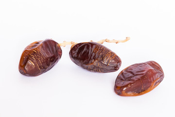 Dates on white background.