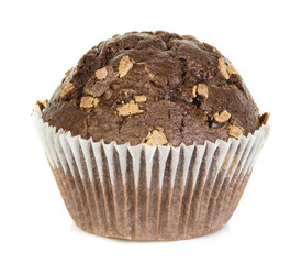 muffin isolated on white background