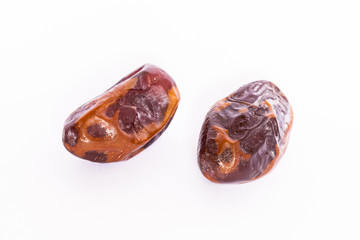 Dates on white background.