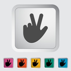 Obraz premium Hand sign.