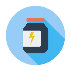 Jar flat icon.