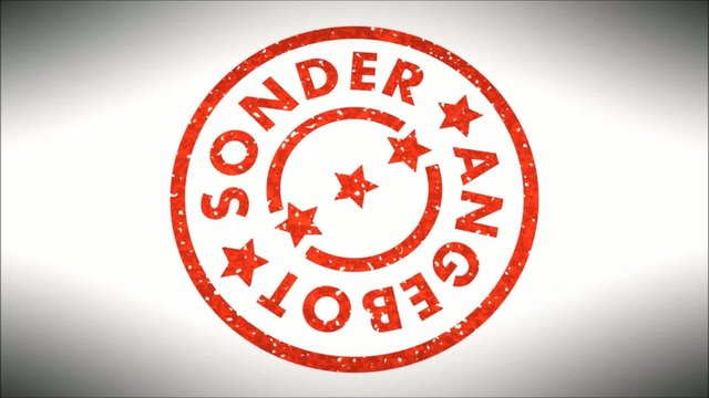 Stempel Sonder-Angebot