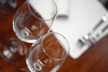 Wine glasses