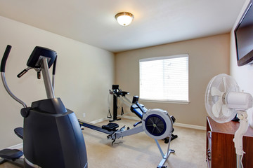 Obraz premium Room with exercise equipment