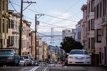 San Francisco road - obrazy, fototapety, plakaty