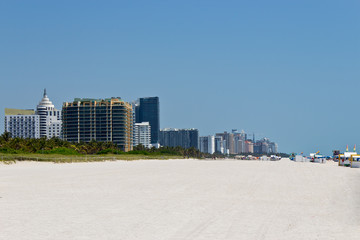 Fototapeta na wymiar Miami Beach coast