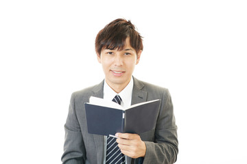 笑顔のビジネスマン