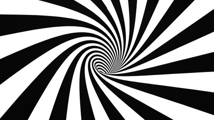 Fototapeta premium czarno-biała spirala