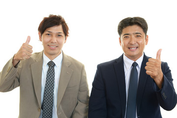 笑顔のビジネスマン