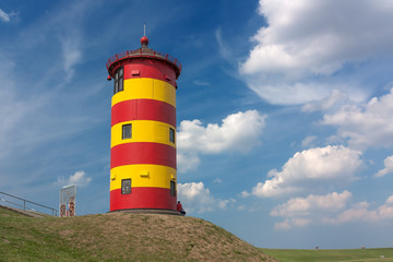 Pilsumer Leuchtturm bei Greetsiel in Ostfriesland