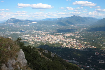 Avellino, panorama da Montevergine