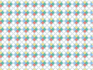 Retro X cross squares pattern