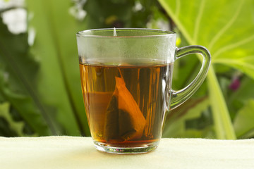 tea bags with cups