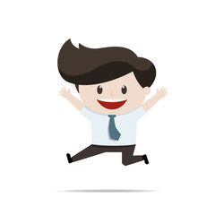 Businessman in action