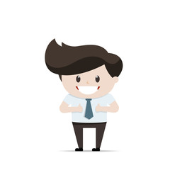 Businessman in action