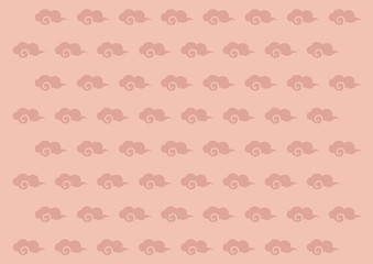 Classic Chinese Cloud Design Repeated Pattern