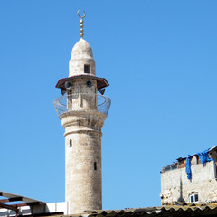 Jaffa minaret of Al-siksik Mosque 2011