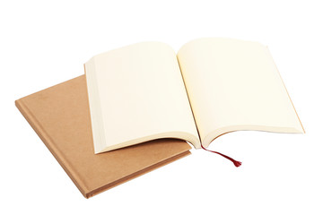 open book isolated on white background