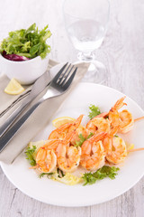 grilled shrimp