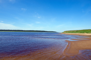 Fototapeta na wymiar Pinyega estuary.