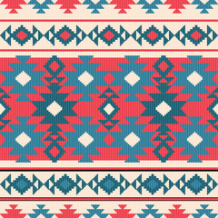 Geometric seamless pattern in ethnic style - 69298180