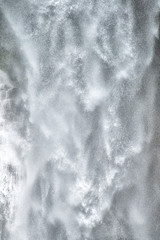 Background texture of falling water