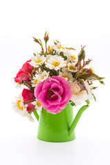 Flower bouquet isolated on white