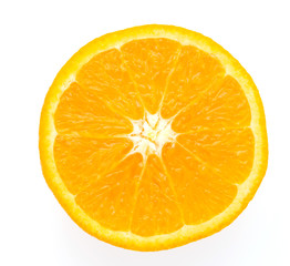 Orange isolated on white